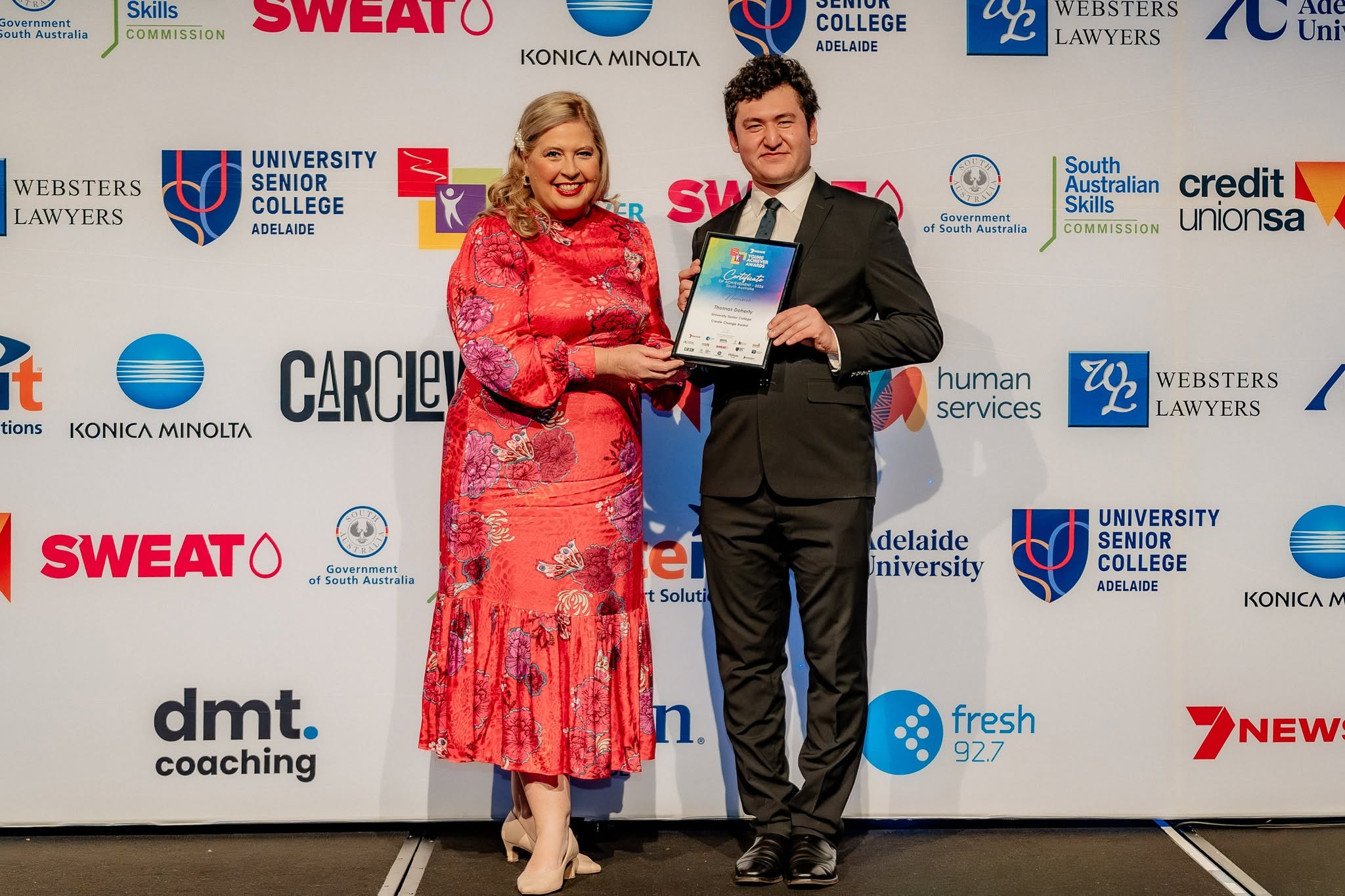 Thomas Recognised with Create Change Award